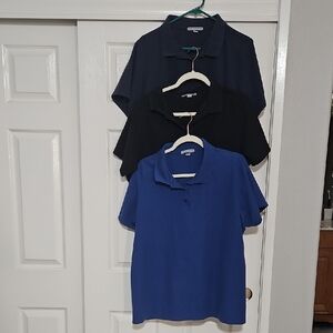 Port Authority Men’s Polo Shirt Trio - Navy, Black, Royal Blue:All 3for1price!